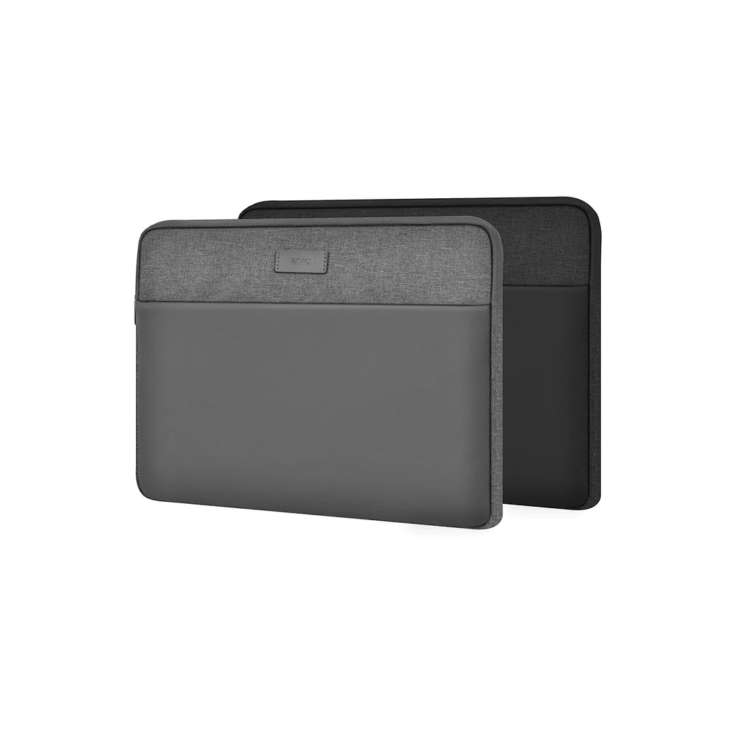 Housse MacBook 14 WiWU Gris – Protection slim minimaliste vue de face | Meilleur prix Maroc | Connecto.ma